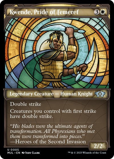 Kwende Pride of Femeref (MUL) #5 Uncommon (Lightly Played) March of the Machine: Multiverse Legends Magic: The Gathering: 2023