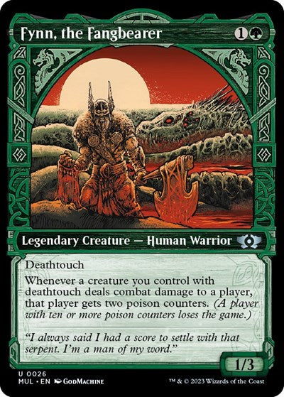 Fynn the Fangbearer (MUL) #26 Uncommon (Lightly Played) March of the Machine: Multiverse Legends Magic: The Gathering: 2023