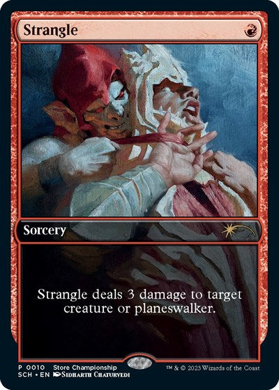 Strangle (GAME) #10 P (Lightly Played) Game Day & Store Championship Promos Magic: 2026