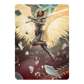 Archangel Elspeth Art Card (ASMOM) #1 Special (Lightly Played) Art Series: March of the Machine Magic: The Gathering: 2023
