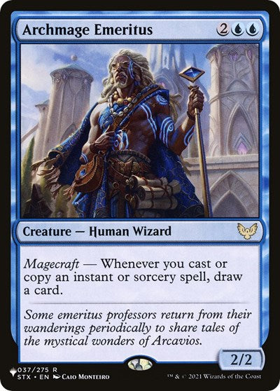 Archmage Emeritus (LIST) #STX-37 Rare (Near Mint) The List Reprints Magic: 2026