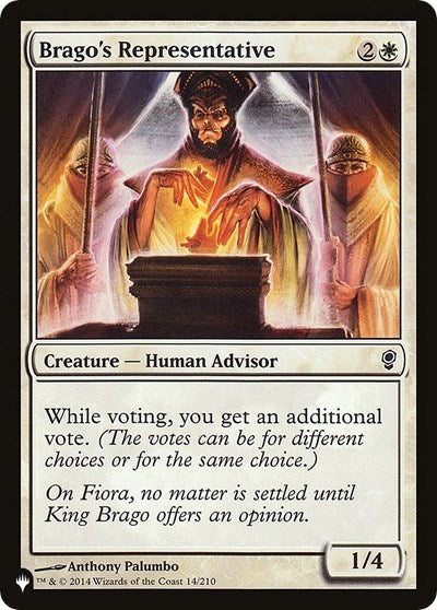 Brago's Representative (LIST) #CNS-14 Common (Lightly Played) The List Reprints Magic: The Gathering: 2026