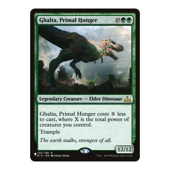 Ghalta, Primal Hunger (LIST) #130/196 Rare (Lightly Played) The List Reprints Magic: The Gathering: 2026