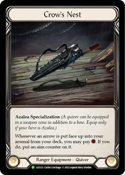 Crow's Nest - LGS133 (PR) #LGS133 Promo (Cold Foil Near Mint) Flesh and Blood: Promo Cards Flesh and Blood TCG: 2019
