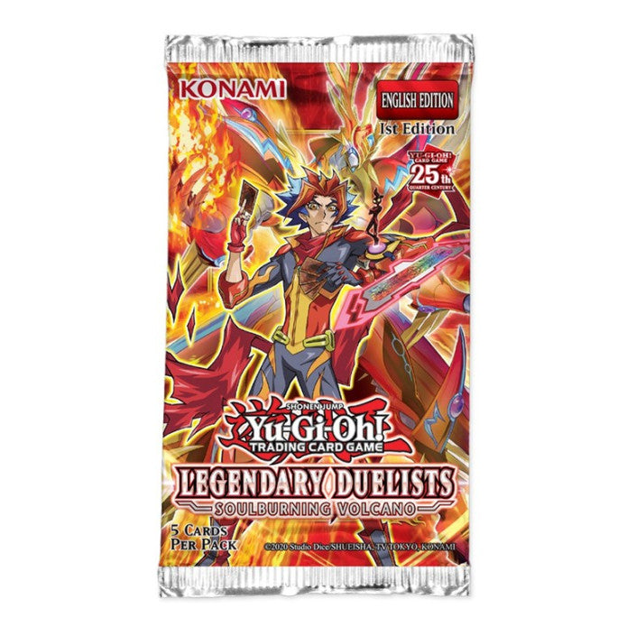 Legendary Duelists: Soulburning Volcano Booster Pack [1st Edition] (LD10) (Unopened) Legendary Duelists: Soulburning Volcano YuGiOh: 2023
