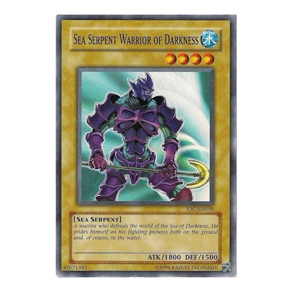 Sea Serpent Warrior of Darkness (IOC-EN) #IOC-EN059 Common Invasion of Chaos (Worldwide English) YuGiOh: 2007