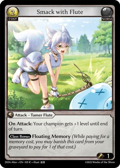 Smack with Flute (DOA Alter) #109 Common (Lightly Played) Dawn of Ashes Alter Edition Grand Archive TCG: 2023