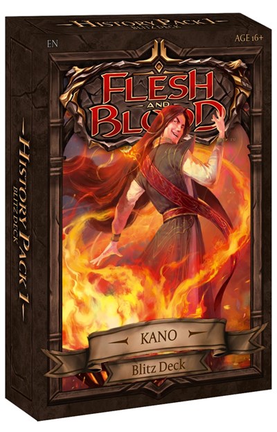 Historic Pack 1 Blitz Deck Kano (1HP) (Unopened) History Pack Vol.1 Flesh and Blood TCG: 2022