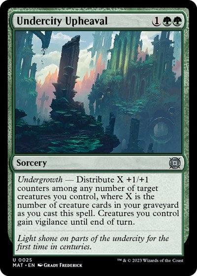 Undercity Upheaval (MAT) #25 Uncommon (Lightly Played) March of the Machine: The Aftermath Magic: The Gathering: 2023