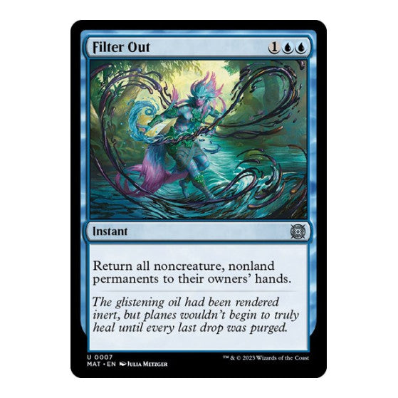 Filter Out (MAT) #7 Uncommon (Lightly Played) March of the Machine: The Aftermath Magic: The Gathering: 2023