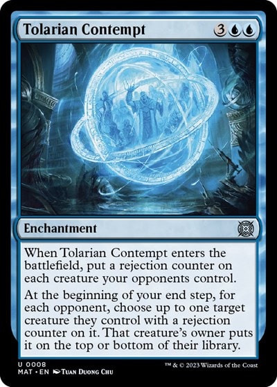 Tolarian Contempt (MAT) #8 Uncommon (Lightly Played) March of the Machine: The Aftermath Magic: The Gathering: 2023