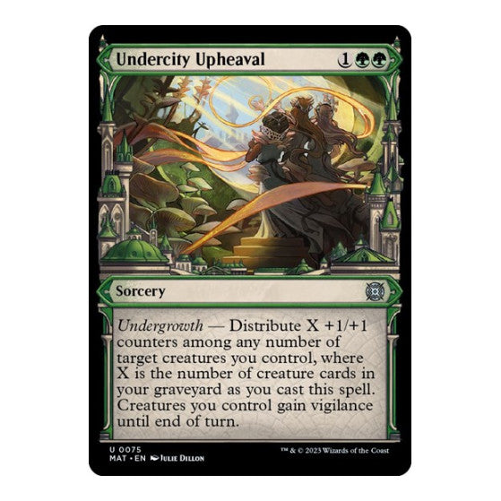 Undercity Upheaval (Showcase) (MAT) #75 Uncommon (Lightly Played) March of the Machine: The Aftermath Magic: The Gathering: 2023
