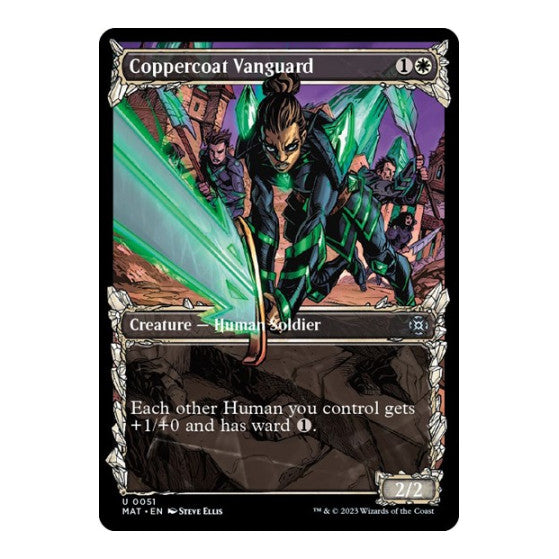 Coppercoat Vanguard (Showcase) (MAT) #51 Uncommon (Lightly Played) March of the Machine: The Aftermath Magic: The Gathering: 2023