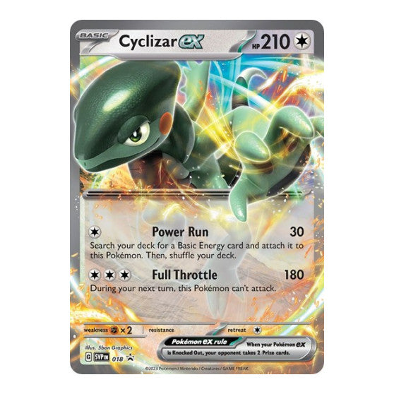 Cyclizar ex 018 (SVP) #018 Promo (Holofoil Near Mint) SV: Scarlet & Violet Promo Cards Pokemon: 2023