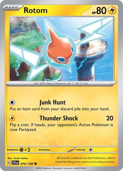 Rotom - 070/198 (Cosmos Holo) (MCAP) #070/198 Promo (Holofoil Near Mint) Miscellaneous Cards & Products Pokemon: 2026
