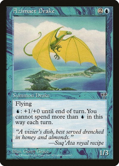 Azimaet Drake (MIR) #53 Common Mirage Magic: 1996