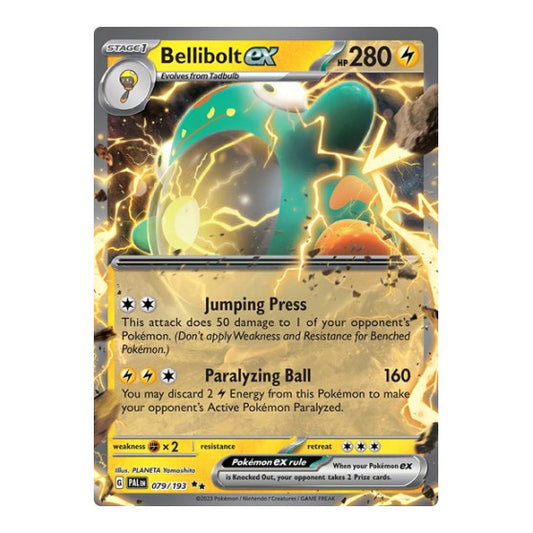 Bellibolt ex - 079/193 (PAL) #079/193 Double Rare SV02: Paldea Evolved Pokemon: 2023