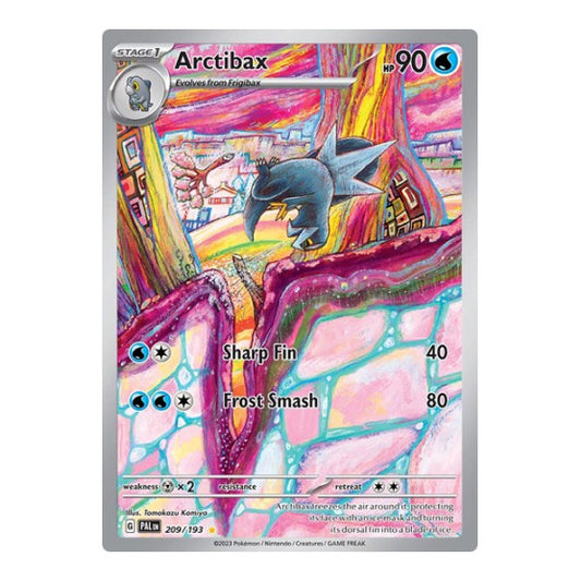 Arctibax - 209/193 (PAL) #209/193 Illustration Rare SV02: Paldea Evolved Pokemon: 2023