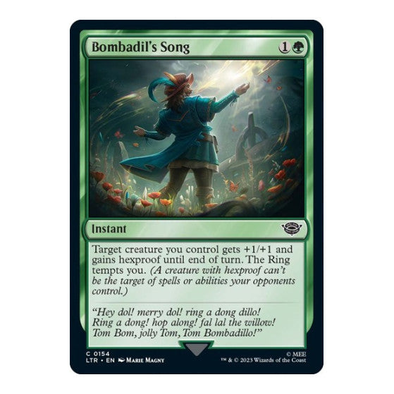 Bombadils Song (LTR) #154 Common Universes Beyond: The Lord of the Rings: Tales of Middle-earth Magic: The Gathering: 2023