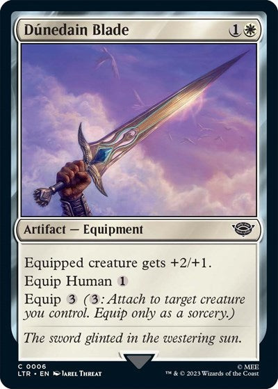 Dunedain Blade (LTR) #6 Common (Lightly Played) Universes Beyond: The Lord of the Rings: Tales of Middle-earth Magic: The Gathering: 2023