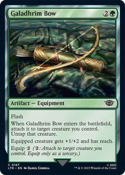 Galadhrim Bow (LTR) #167 Common Universes Beyond: The Lord of the Rings: Tales of Middle-earth Magic: The Gathering: 2023