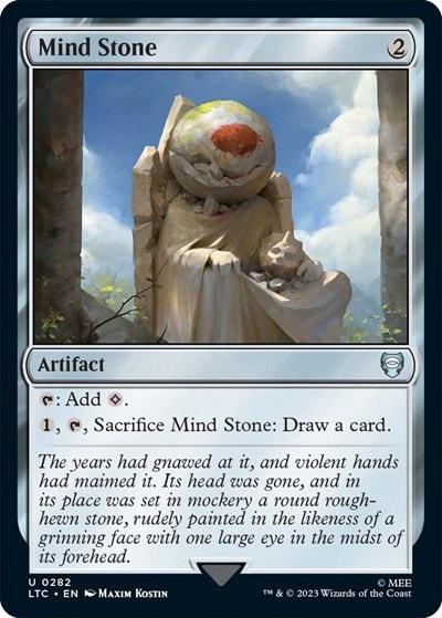 Mind Stone (LTC) #282 Uncommon (Lightly Played) Commander: The Lord of the Rings: Tales of Middle-earth Magic: The Gathering: 2023
