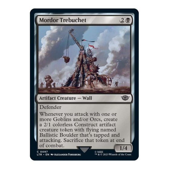 Mordor Trebuchet (LTR) #97 Common Universes Beyond: The Lord of the Rings: Tales of Middle-earth Magic: The Gathering: 2023
