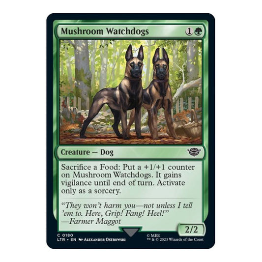 Mushroom Watchdogs (LTR) #180 Common (Lightly Played) Universes Beyond: The Lord of the Rings: Tales of Middle-earth Magic: The Gathering: 2023