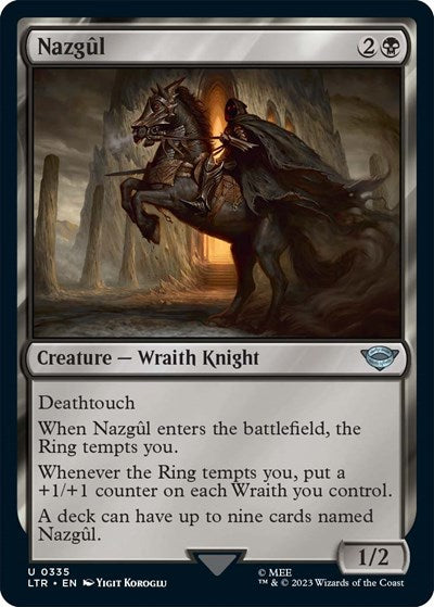 Nazgul 0335 (LTR) #335 Uncommon (Near Mint) Universes Beyond: The Lord of the Rings: Tales of Middle-earth Magic: The Gathering: 2023