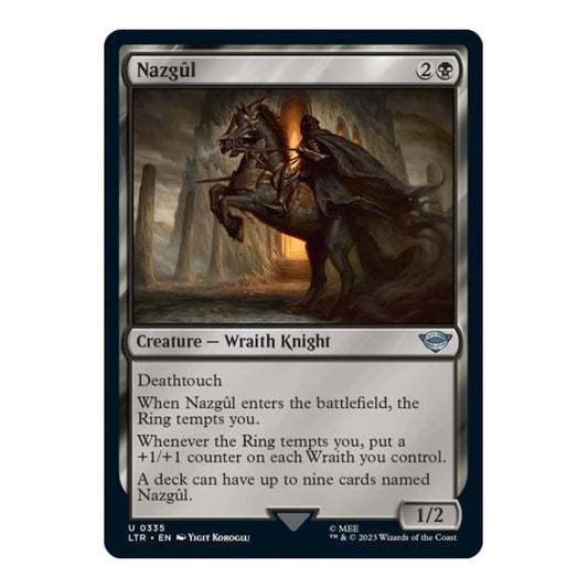 Nazgul (0335) (LTR) #335 Uncommon (Near Mint) Universes Beyond: The Lord of the Rings: Tales of Middle-earth Magic: The Gathering: 2023