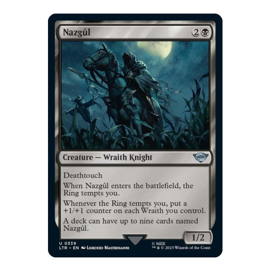Nazgul 0339 (LTR) #339 Uncommon (Near Mint) Universes Beyond: The Lord of the Rings: Tales of Middle-earth Magic: The Gathering: 2023
