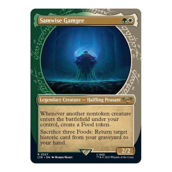 Samwise Gamgee Showcase (LTR) #327 Rare (Foil Lightly Played) Universes Beyond: The Lord of the Rings: Tales of Middle-earth Magic: The Gathering: 2023