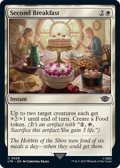 Second Breakfast (LTR) #29 Common Universes Beyond: The Lord of the Rings: Tales of Middle-earth Magic: 2023