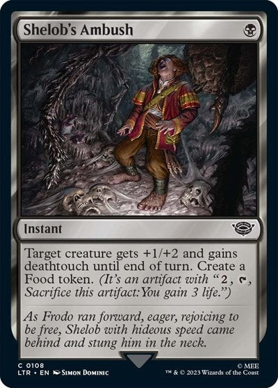 Shelobs Ambush (LTR) #108 Common (Lightly Played) Universes Beyond: The Lord of the Rings: Tales of Middle-earth Magic: The Gathering: 2023