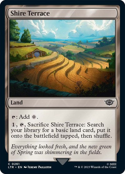 Shire Terrace (LTR) #261 Common (Lightly Played) Universes Beyond: The Lord of the Rings: Tales of Middle-earth Magic: 2023