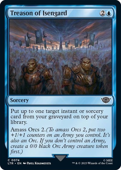 Treason of Isengard (LTR) #74 Common (Lightly Played) Universes Beyond: The Lord of the Rings: Tales of Middle-earth Magic: The Gathering: 2023