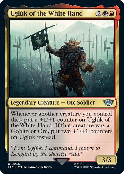 Ugluk of the White Hand (LTR) #235 Uncommon (Lightly Played) Universes Beyond: The Lord of the Rings: Tales of Middle-earth Magic: 2023