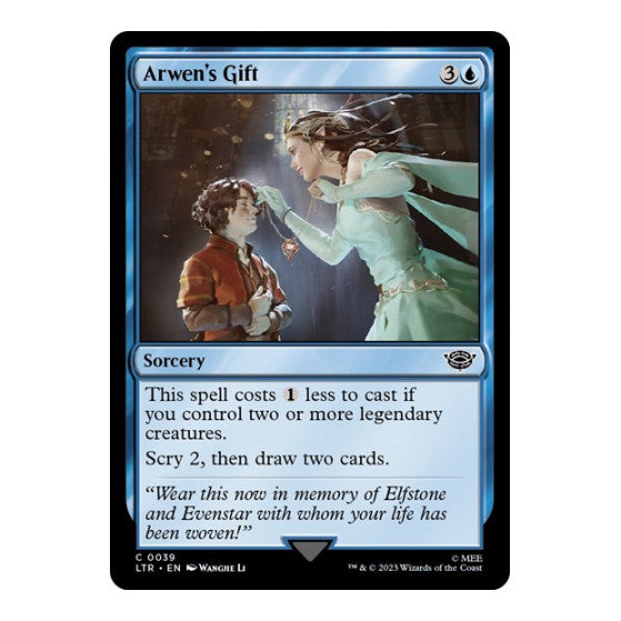 Arwen's Gift (LTR) #39 Common (Lightly Played) Universes Beyond: The Lord of the Rings: Tales of Middle-earth Magic: The Gathering: 2023
