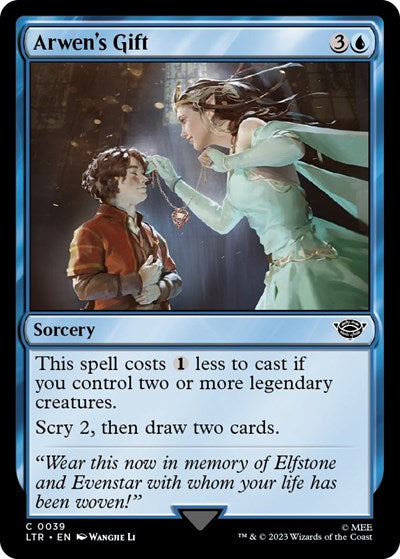 Arwens Gift (LTR) #39 Common (Lightly Played) Universes Beyond: The Lord of the Rings: Tales of Middle-earth Magic: The Gathering: 2023