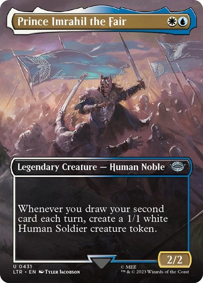 Prince Imrahil the Fair Borderless (LTR) #431 Uncommon (Lightly Played) Universes Beyond: The Lord of the Rings: Tales of Middle-earth Magic: The Gathering: 2023