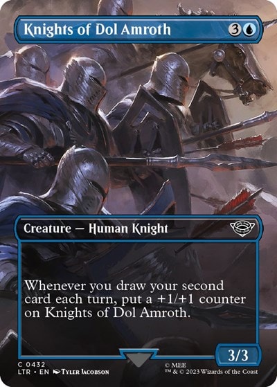 Knights of Dol Amroth Borderless (LTR) #432 Common Universes Beyond: The Lord of the Rings: Tales of Middle-earth Magic: The Gathering: 2023
