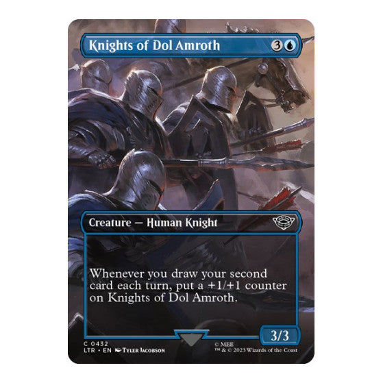 Knights of Dol Amroth Borderless (LTR) #432 Common Universes Beyond: The Lord of the Rings: Tales of Middle-earth Magic: The Gathering: 2023