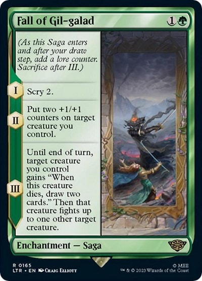Fall of Gil galad (LTR) #165 Rare (Lightly Played) Universes Beyond: The Lord of the Rings: Tales of Middle-earth Magic: The Gathering: 2023