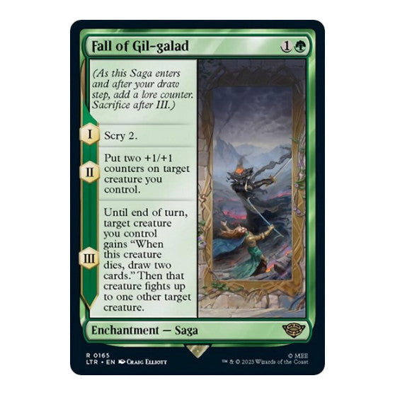 Fall of Gil-galad (LTR) #165 Rare (Lightly Played) Universes Beyond: The Lord of the Rings: Tales of Middle-earth Magic: The Gathering: 2023