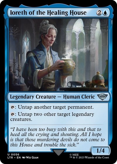 Ioreth of the Healing House (LTR) #56 Uncommon (Lightly Played) Universes Beyond: The Lord of the Rings: Tales of Middle-earth Magic: The Gathering: 2023