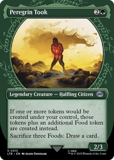 Peregrin Took Showcase (LTR) #315 Uncommon (Lightly Played) Universes Beyond: The Lord of the Rings: Tales of Middle-earth Magic: The Gathering: 2023