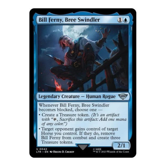 Bill Ferny Bree Swindler (LTR) #42 Uncommon Universes Beyond: The Lord of the Rings: Tales of Middle-earth Magic: The Gathering: 2023