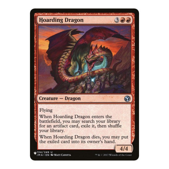 Hoarding Dragon (LIST) #134/249 Uncommon (Lightly Played) The List Reprints Magic: The Gathering: 2026