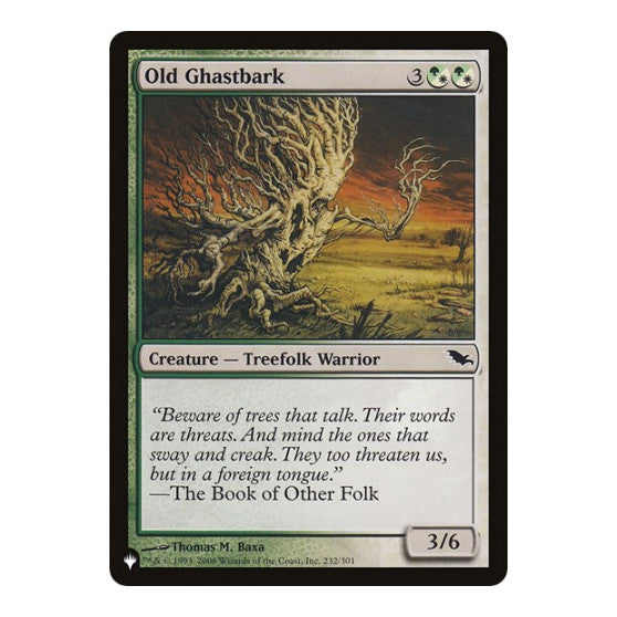 Old Ghastbark (LIST) #232/301 Common (Lightly Played) The List Reprints Magic: The Gathering: 2026
