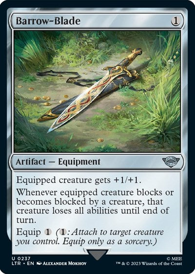 Barrow Blade (LTR) #237 Uncommon (Lightly Played) Universes Beyond: The Lord of the Rings: Tales of Middle-earth Magic: 2023